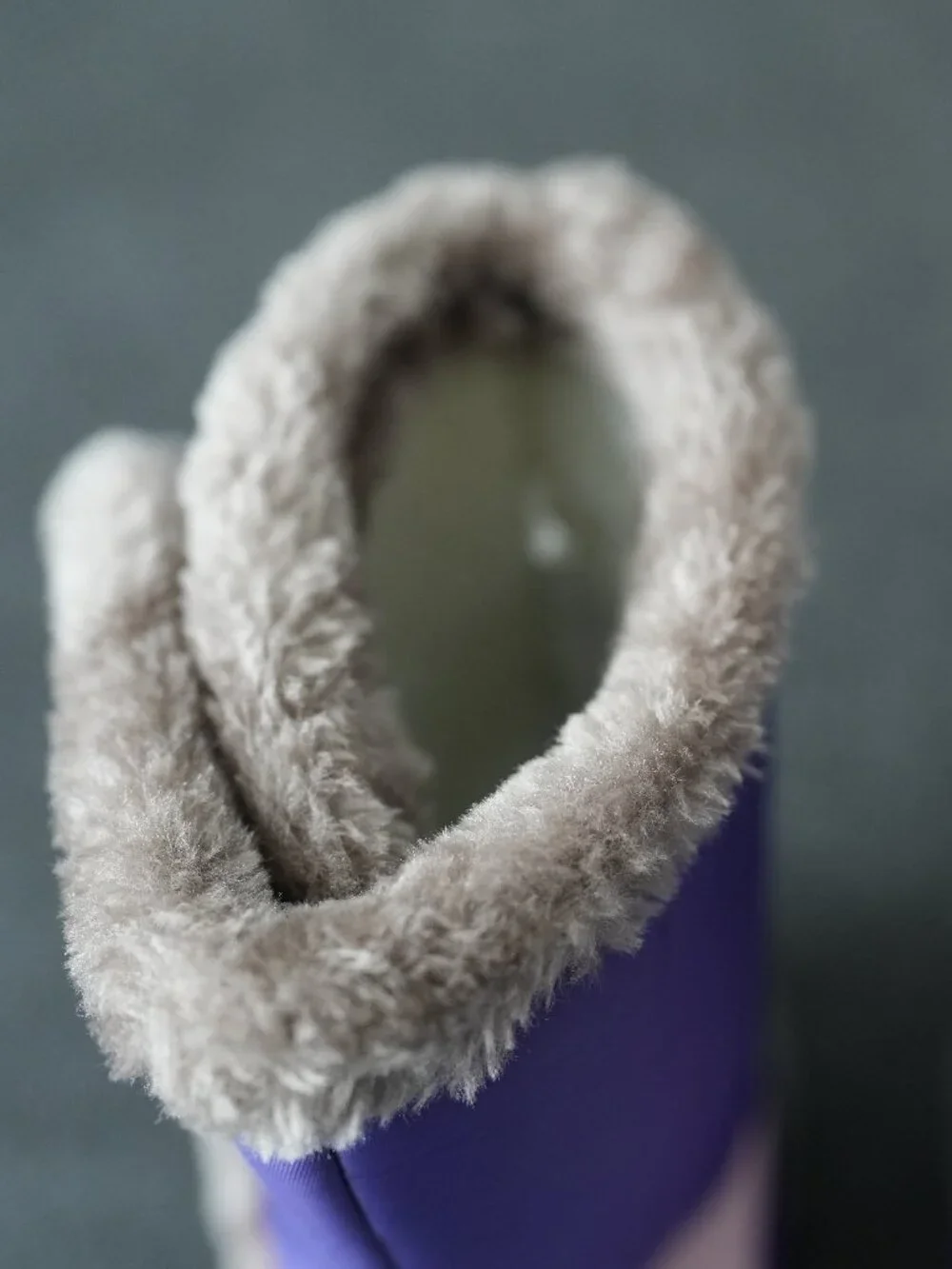 Caribou Faux Fur Trim Adaptive Snow Boots Kids Size 4